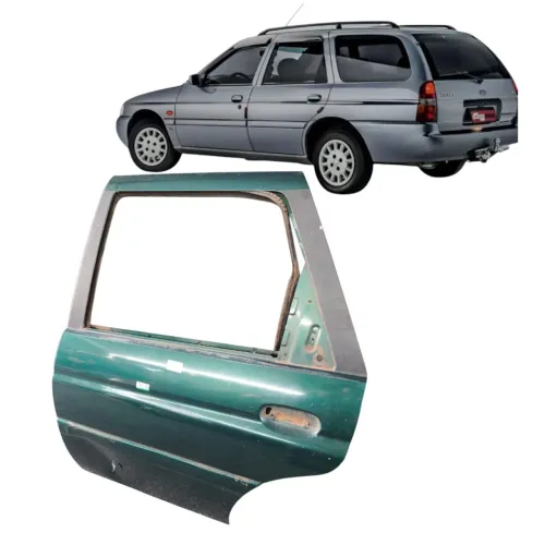 Porta Traseira Esquerda Ford Perua Sw Zetec  Traseira Esquerda Verde