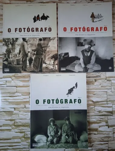 O Fotógrafo: Uma História no Afeganistão - Combo (3 Vols.). Editora Conrad.