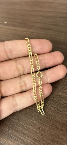 Pulseira 7g OURO 18k modelo 3 por 1