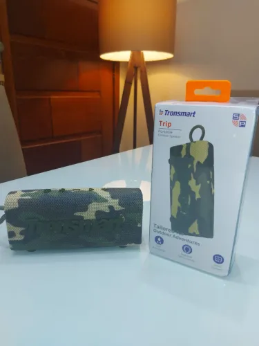 Tronsmart Trip Bluetooth Portátil, Dual-Driver 10W IPX7 Impermeável (Caixa de som)
