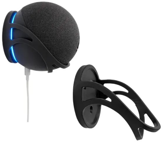 Suporte De Parede Para Alexa Echo Dot 4° E 5° Geração