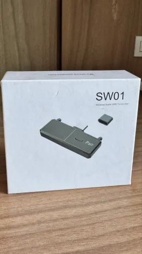 Transmissor E Receptor De Áudio Bluetooth Sw01 Tipo C
