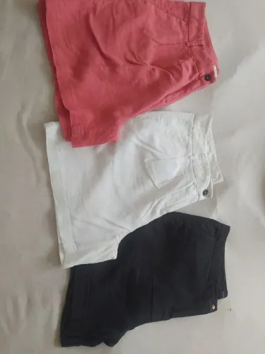 Shorts de linho - 3 peças $ 50