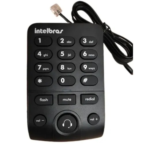 Base Telefone Disc. Intelbras Bdi1 + Headset Accutone