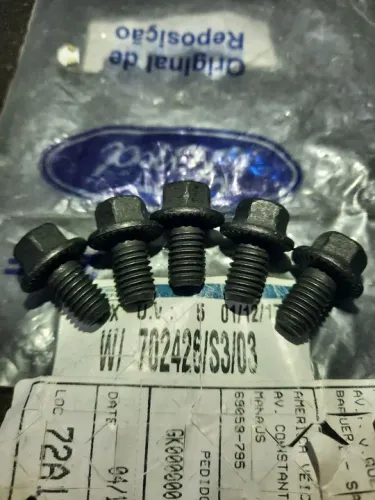 Parafusos 8x13 Aço 5 Peças Ford