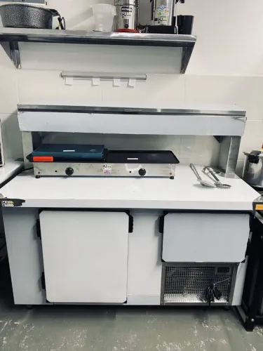 NZ. Bancada Refrigerada condimentadora 1,20m  