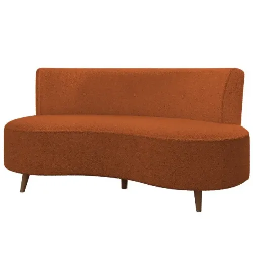 Sofá chaise longue branco, design moderno e confortável. Perfeito para relaxar e decorar s