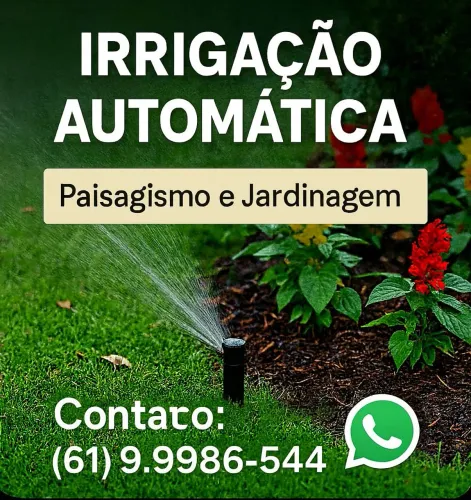 Irrigação e paisagismo e manutenção