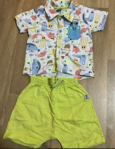 Conjunto Short e Camisa Bebê - Menino