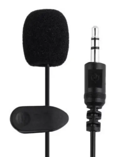 Microfone lapela P2 profissional Android gravação YouTuber