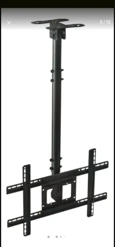 Suporte de Teto para Tv até 75 polegadas marca Aquário Preto