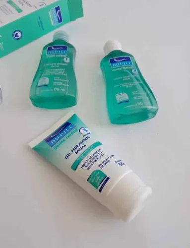 Kit Facial Skincare Anti Acne Pele Oleosa Derme Control Travel Nupill - 3 Produtos