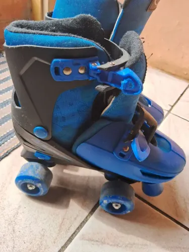 Patins Infantil Azul - Tamanho 35 a 37