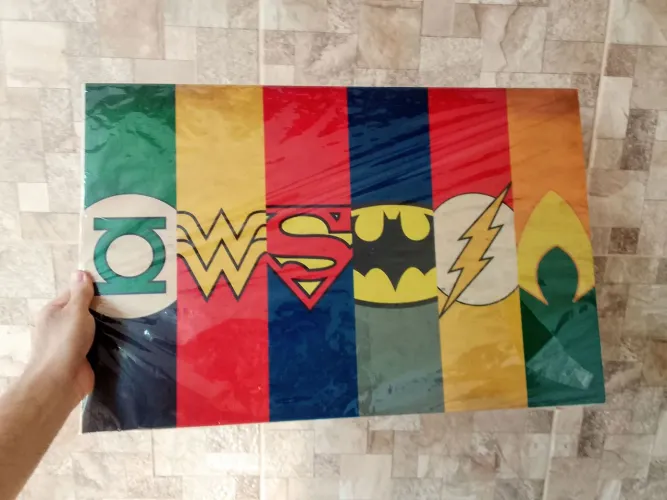 Quadro Liga da Justiça - Lacrado.
