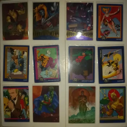 Marvel + DC + Image Comics, cards importados especiais.