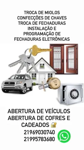 Chaveiro Itacuruçá 24 horas!
