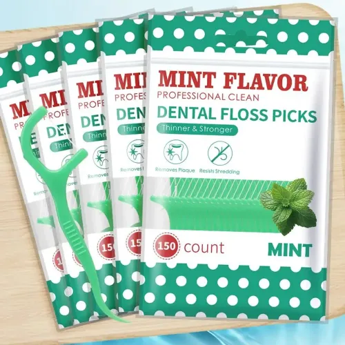 Fio Dental com Haste Menta 150 unidades