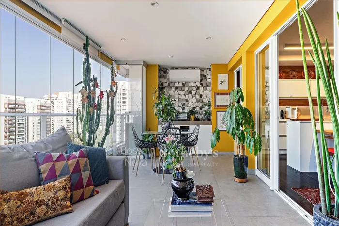 Apartamento com vista permanente e planta integrada