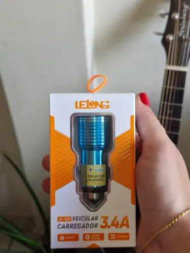 Carregador Veicular Usb Turbo + Cabo 2 Entradas Celular