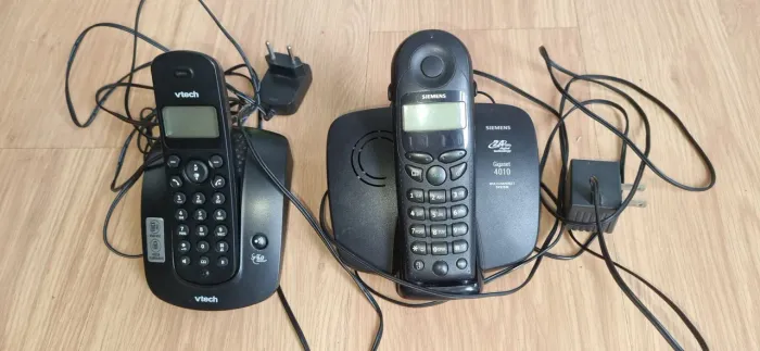 Telefone sem fio Vtech e Siemens Gigaset 4010