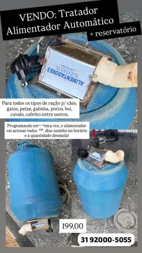 Comedouro automático pra animais 