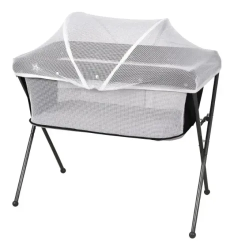 Berço Co-leito Galzerano Portátil Preto/cinza