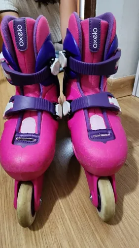 Patins infantil Oxelo + kit de proteção