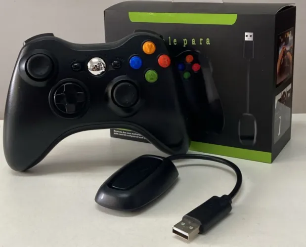 Controle Bluetooth com Receptor para PC Tv Celular 