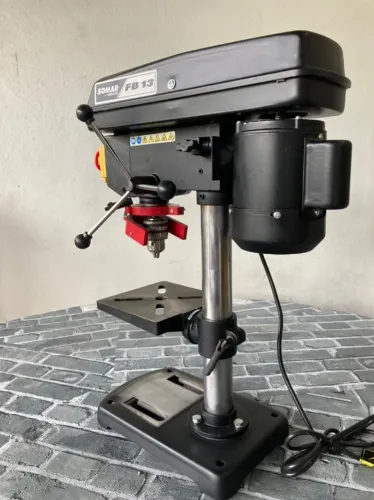 Furadeira De Bancada Mono Fsb13p Pratika Original Schulz - pronta pro trabalho!