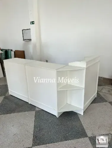 Balcão Caixa em L + 2 Balcões Atendimento - Direto da Fábrica