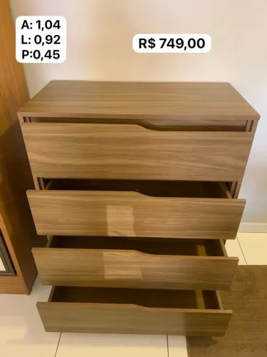 Cômoda 4 GAVETAS NOVA - ENTREGAMOS!!