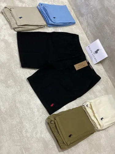 Short Ralph Lauren USA em Sarja/Chino - Bermuda com Elastano