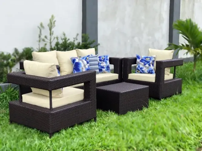 Conjunto Sofá Califórnia com 5 Lugares.