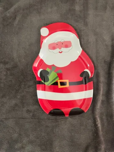 Prato papai noel de melamina