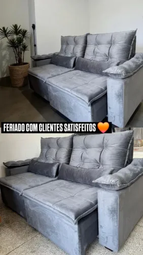 Sofá Retrátil e Reclinável - modelo mais vendido da cidade 