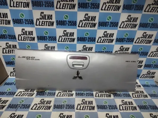 tampa traseira l200 2007 ate 2018 original completa reta modelo curta