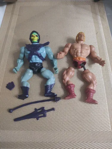Kit Bonecos Vintage Heman & Esqueleto Anos 80 Estrela Mattel