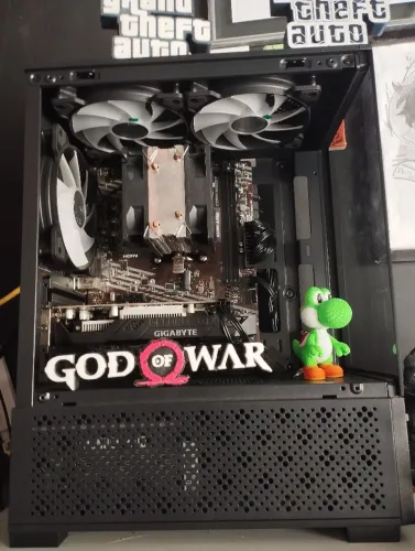 PC GAMER RYZEN 5500 , GTX 1650 , SSD 512 , PlACA MSI A520 a pro ,fonte real 400w,16 GB ram