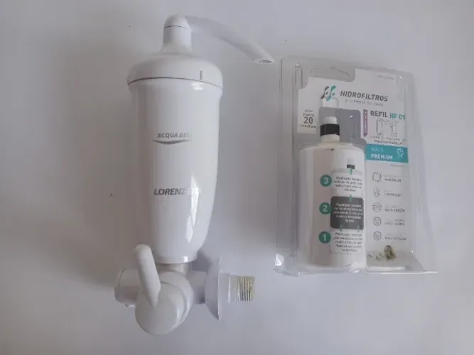 Filtro Purificador Água Lorenzetti Acqua Bella Branco de parede