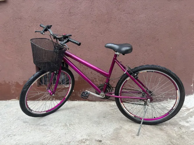 Bicicleta Aro 26 Roxa