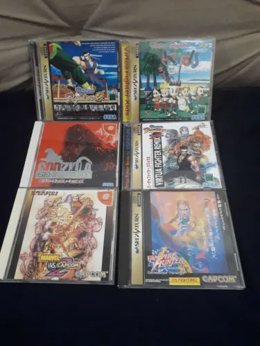 Lote de jogos sega saturno & Drencast