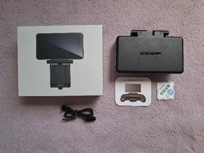 Retroid Dual Screen, preta, RP5, RPG2, Odin 3, segunda tela retroid