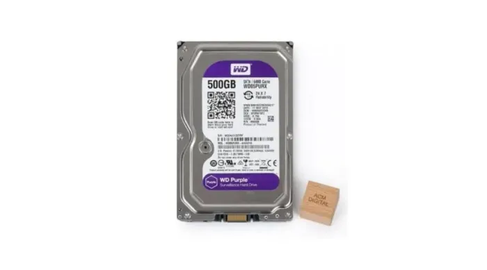 HD 500GB WD Purple SATA 3.5 para DVR CFTV - Seminovo - Retirada Japiim 2