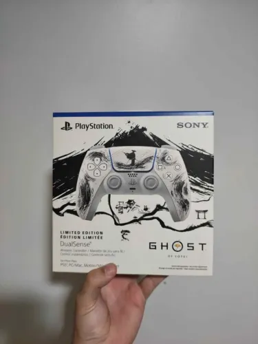 Controle Sem Fio DualSense PS5, Edição Limitada Ghost of Yôtei, Preto [LACRADO]