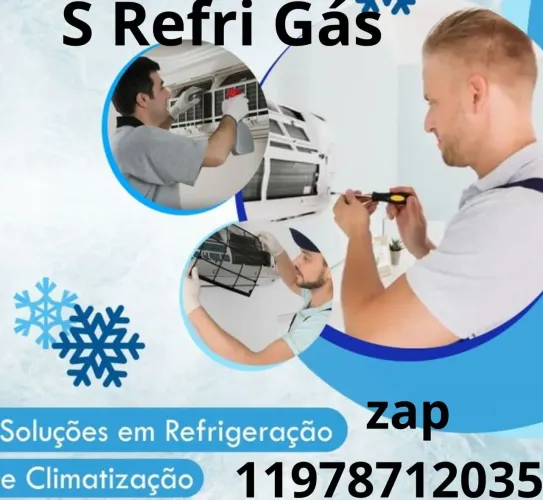 Sr Refri Gás instalação de ar condicionado.