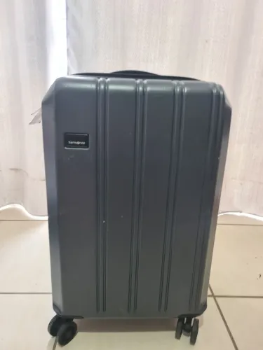 Mala de mão Sansonite cinza