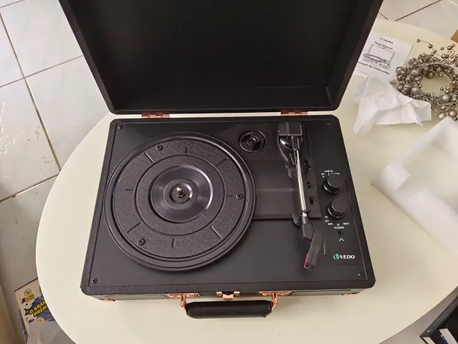 Toca vinil multifuncional vedo