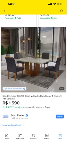 Mesa de jantar muito linda 