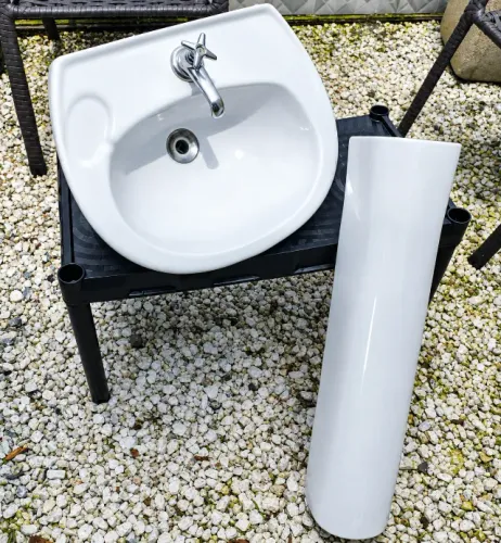 Vendo Pia de Banheiro Lavatório Com Coluna Completa Icasa - Em Perfeitas Condições!