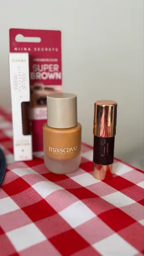 Base Mascavo + Máscara Nina Secrets + Contorno Oceane